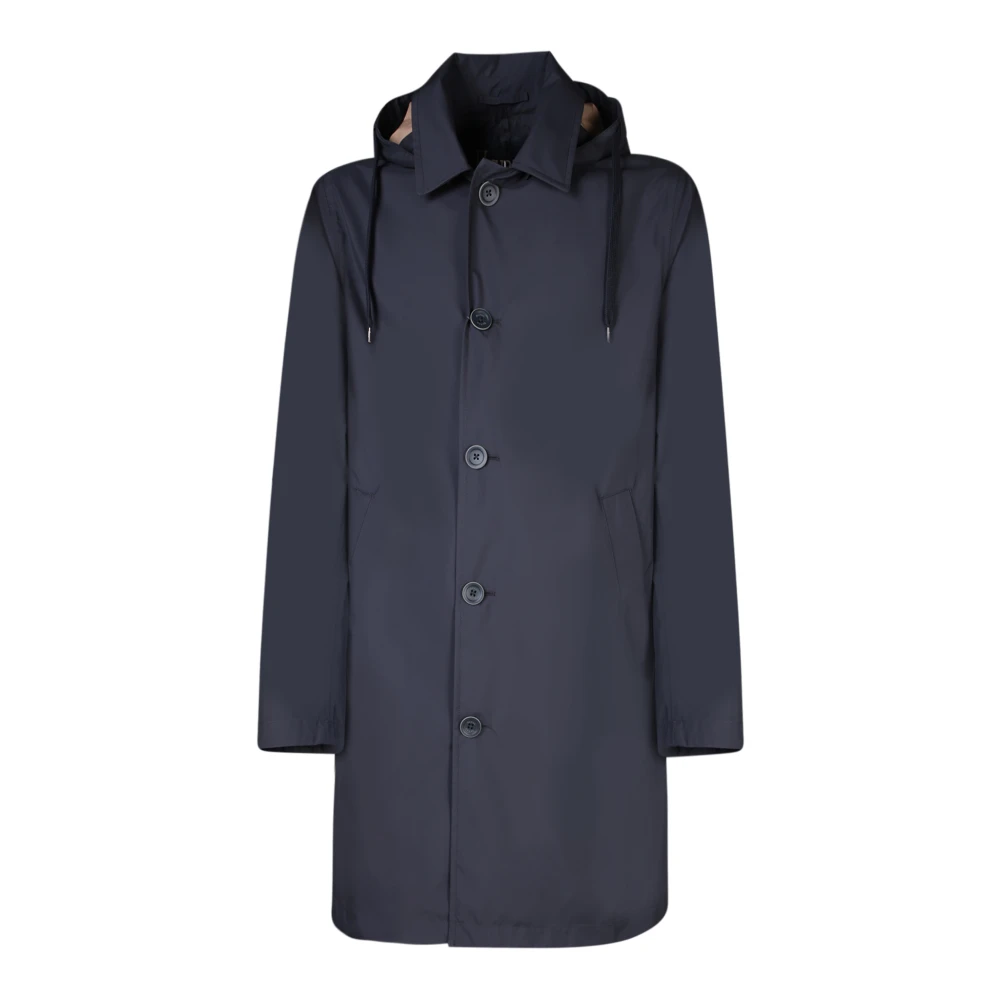 Herno Blauwe Jas voor Mannen Blue Heren