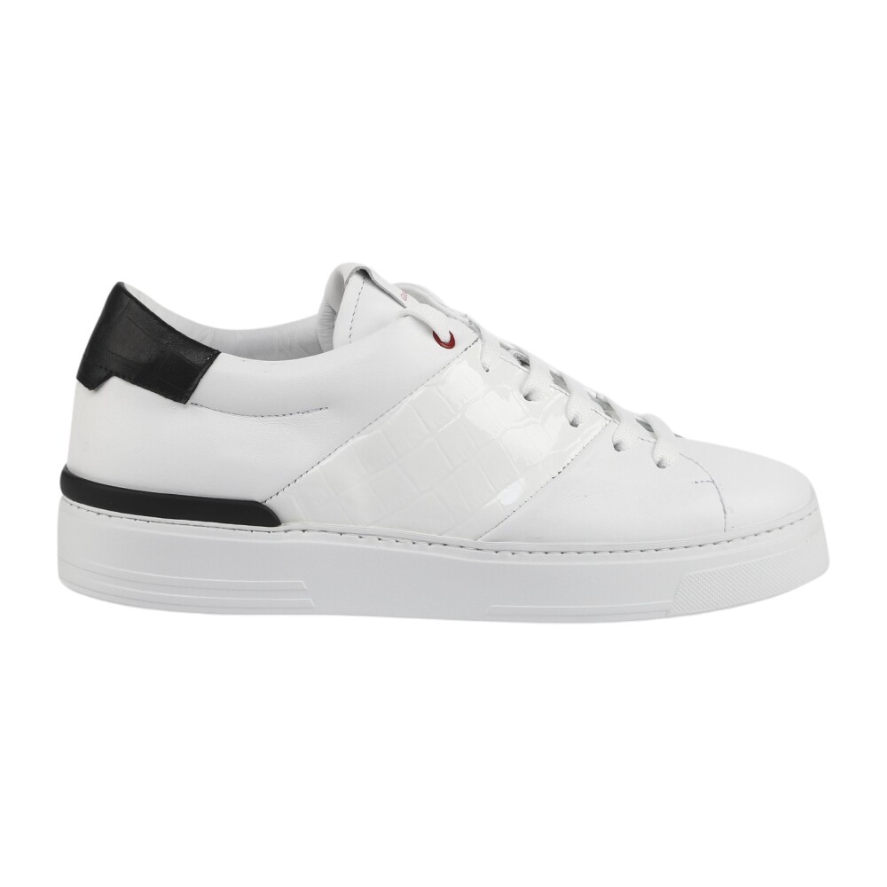 Italian white best sale leather sneakers