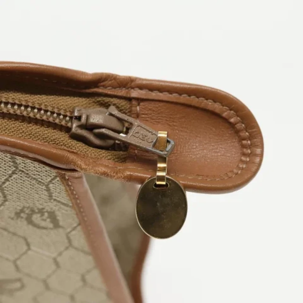 Dior Vintage Pre-owned Canvas dior-bags Beige Dames