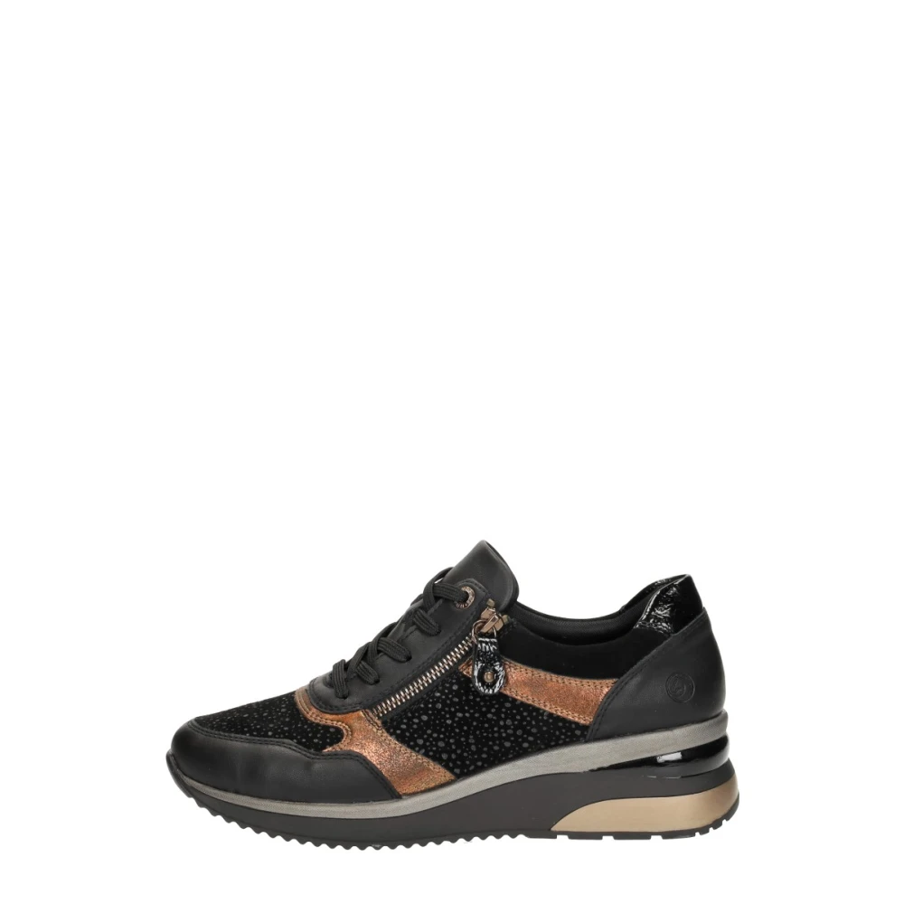 Remonte Veterschoenen Laag Dames Schoenen Zwart