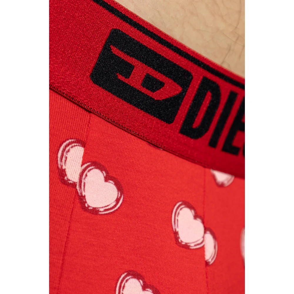 Diesel Gedrukte boxershorts Damien Boxers Red Heren