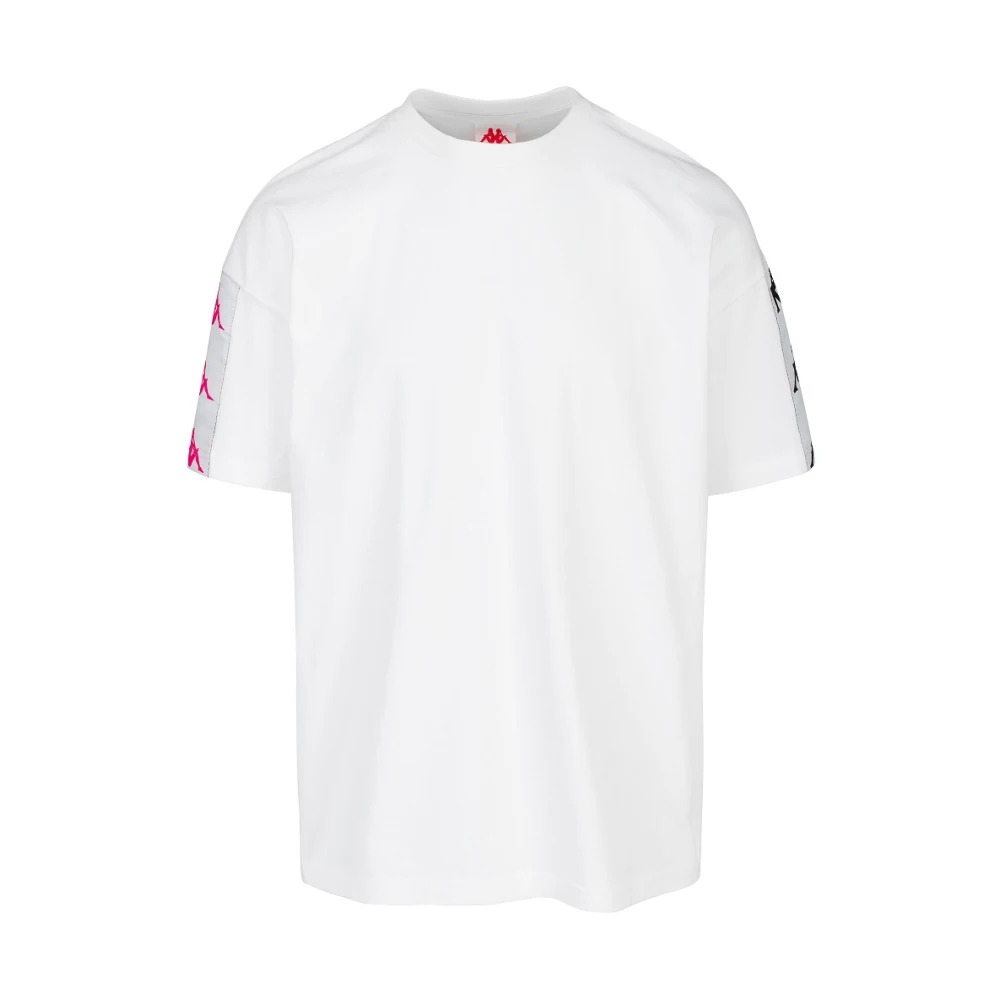Kappa Korte Mouw T-shirt White Heren