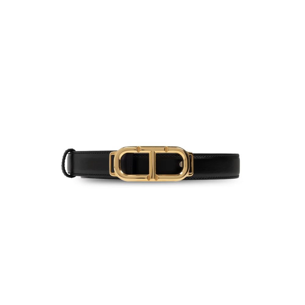 Tom Ford Leren riem Black Dames