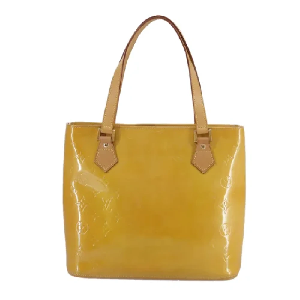 Louis Vuitton Vintage Pre-owned Leather handbags Yellow Dames