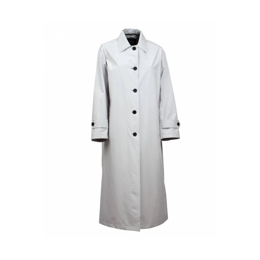 Herno Single-Breasted Coats White Dames