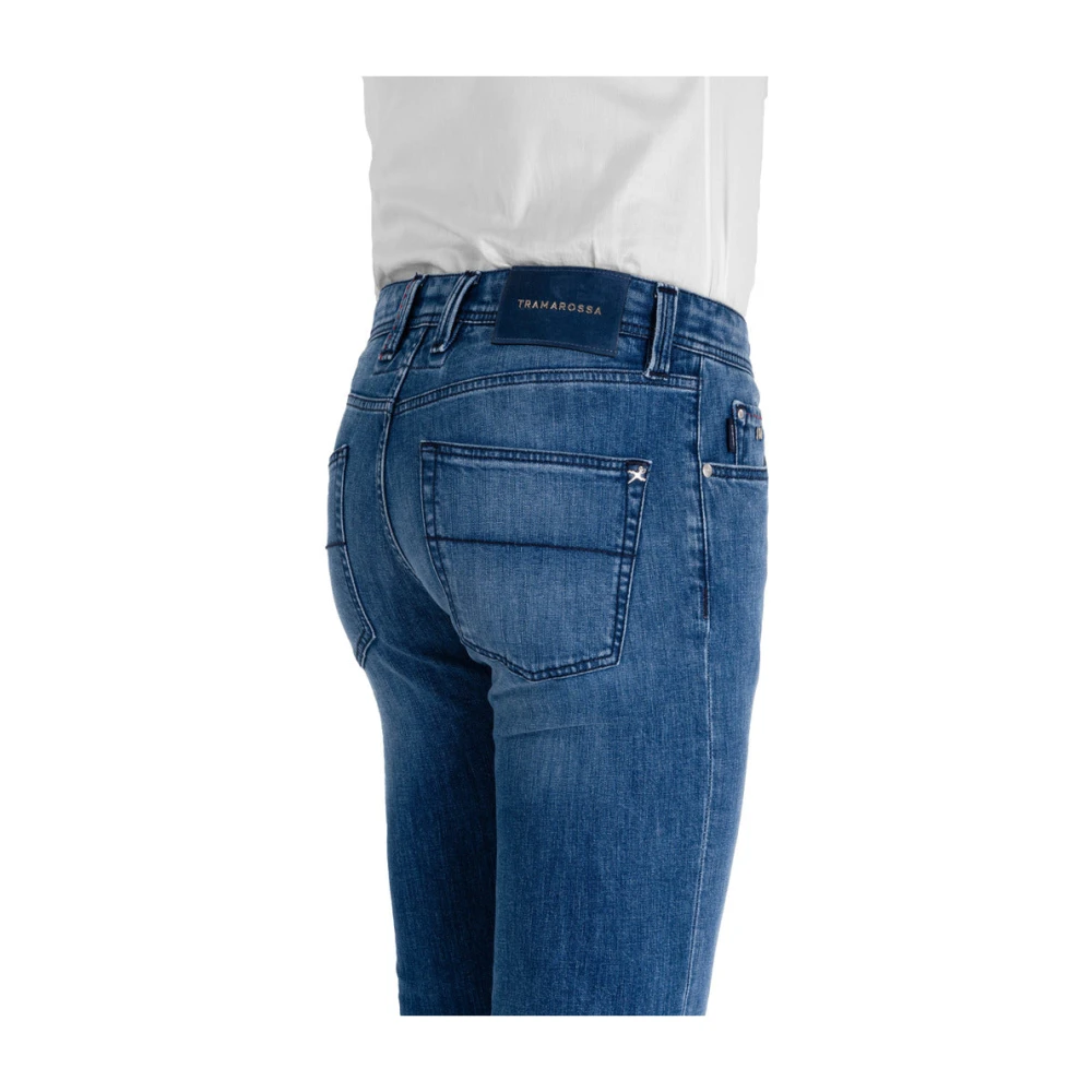 Tramarossa Heren denim jeans van hoge kwaliteit Blue Heren