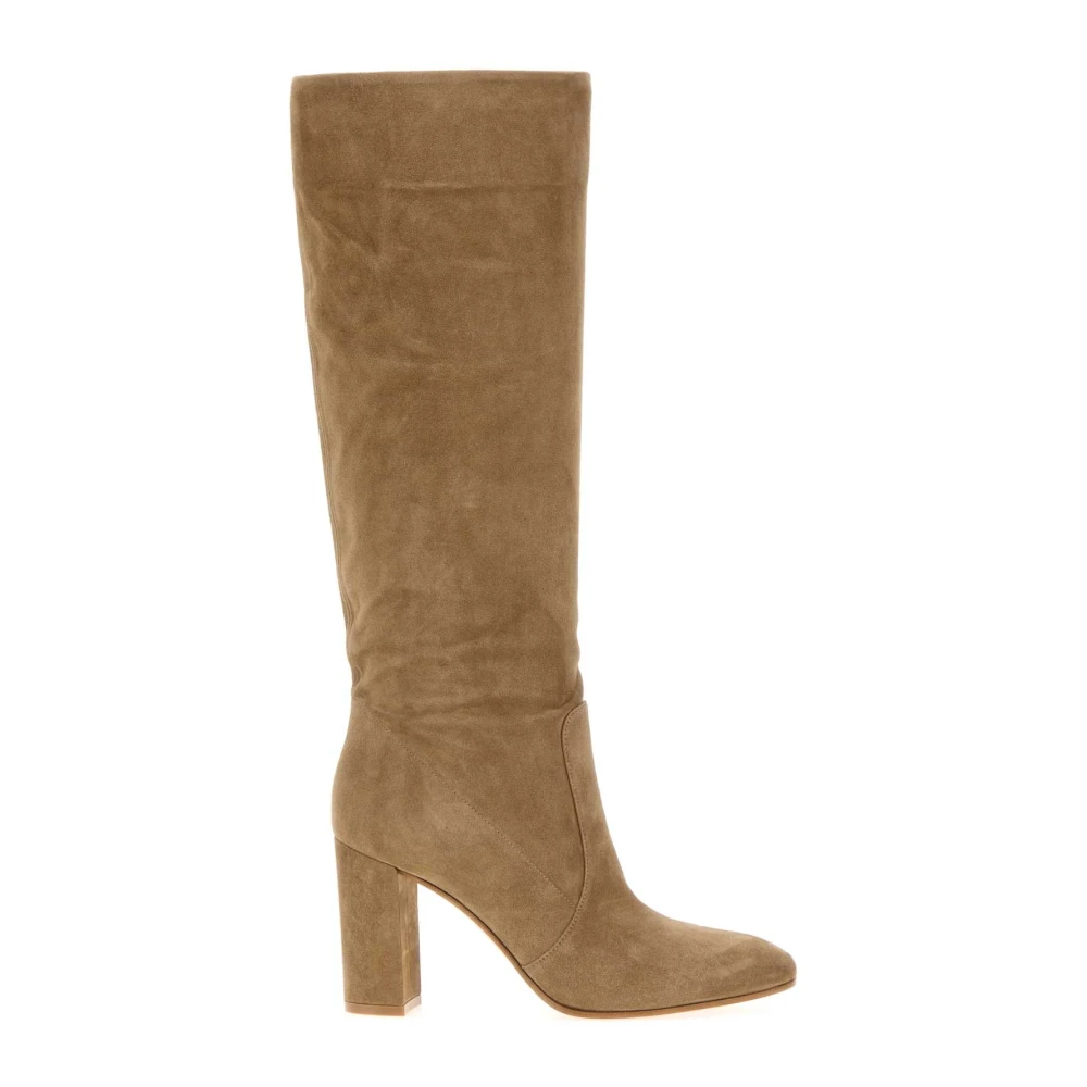 Gianvito Rossi Glen Boot - Female - Heeled Boots - Brown - 7 Uk - Shoes
