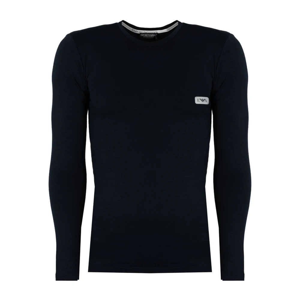 Emporio Armani Mannelijk Blauw Long Sleeve Top