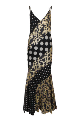 nina ricci polka dot maxi dress Polka Dot Crepe De Chine Midi Dress