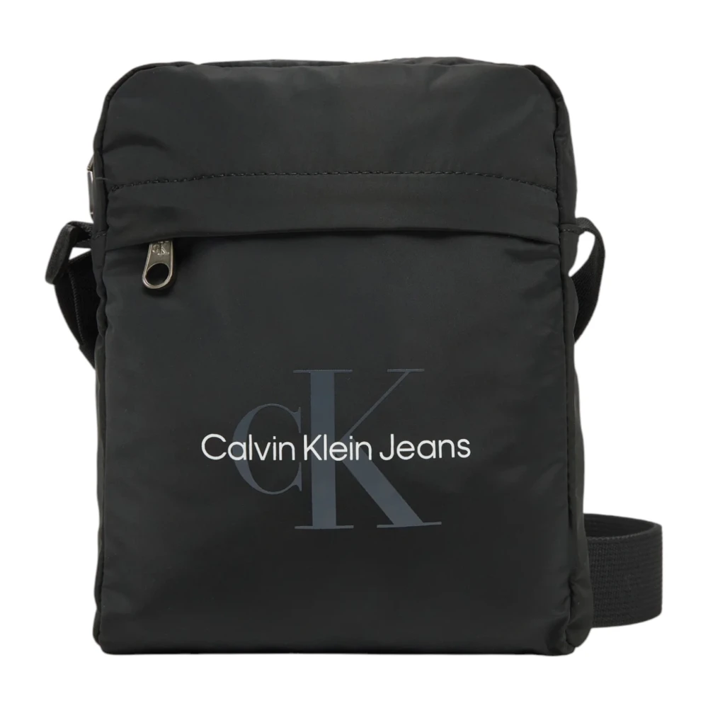 Calvin Klein Jeans Schoudertas met bedrukt patroon Black Heren