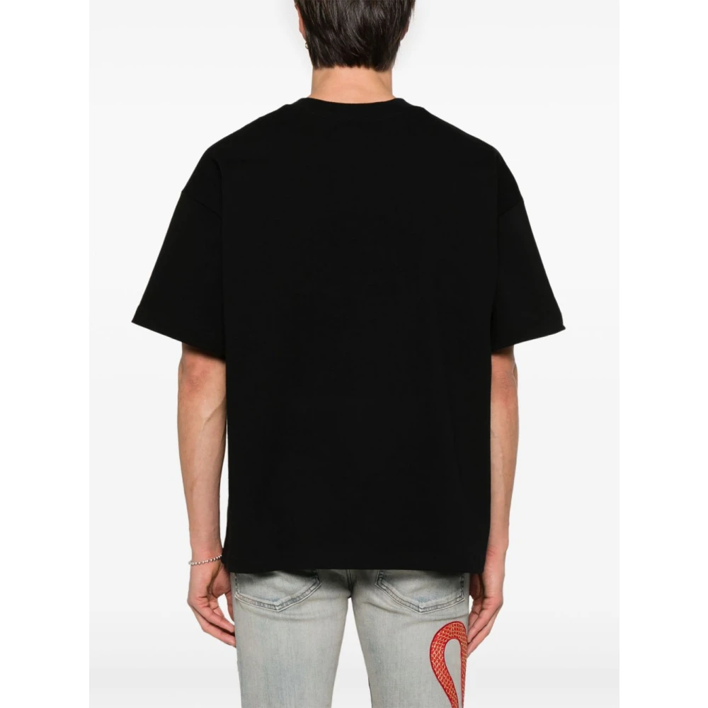 Amiri Zwarte T-shirts en Polos Black Heren