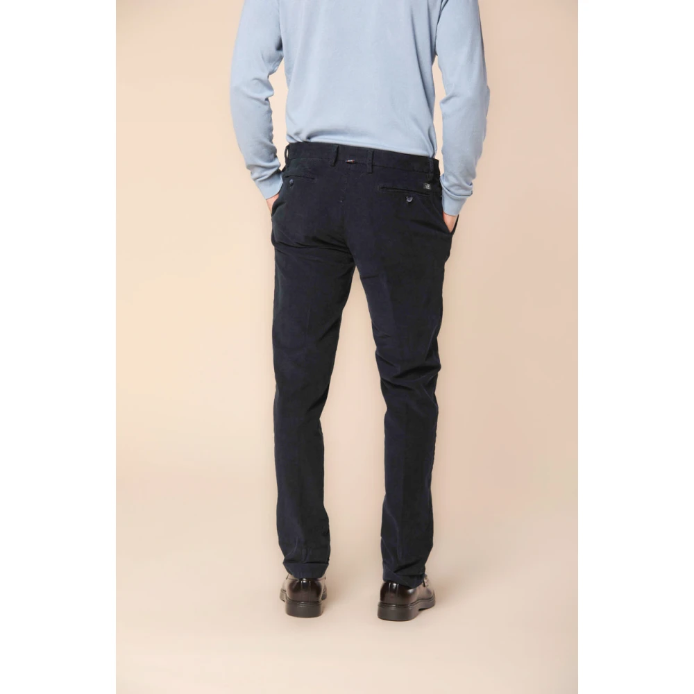 Mason's Fluwelen chino broek voor heren Blue Heren