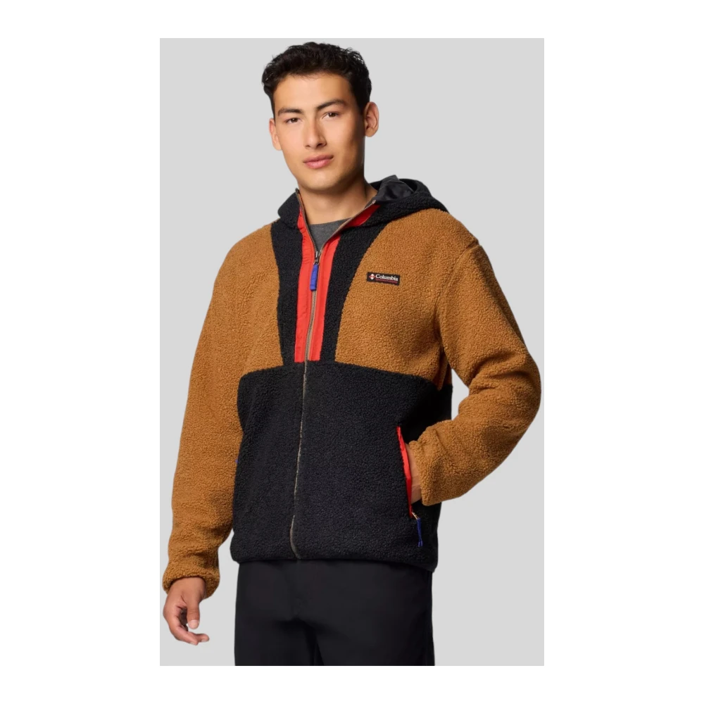 Columbia Retro Sherpa Hoodie Brown Heren