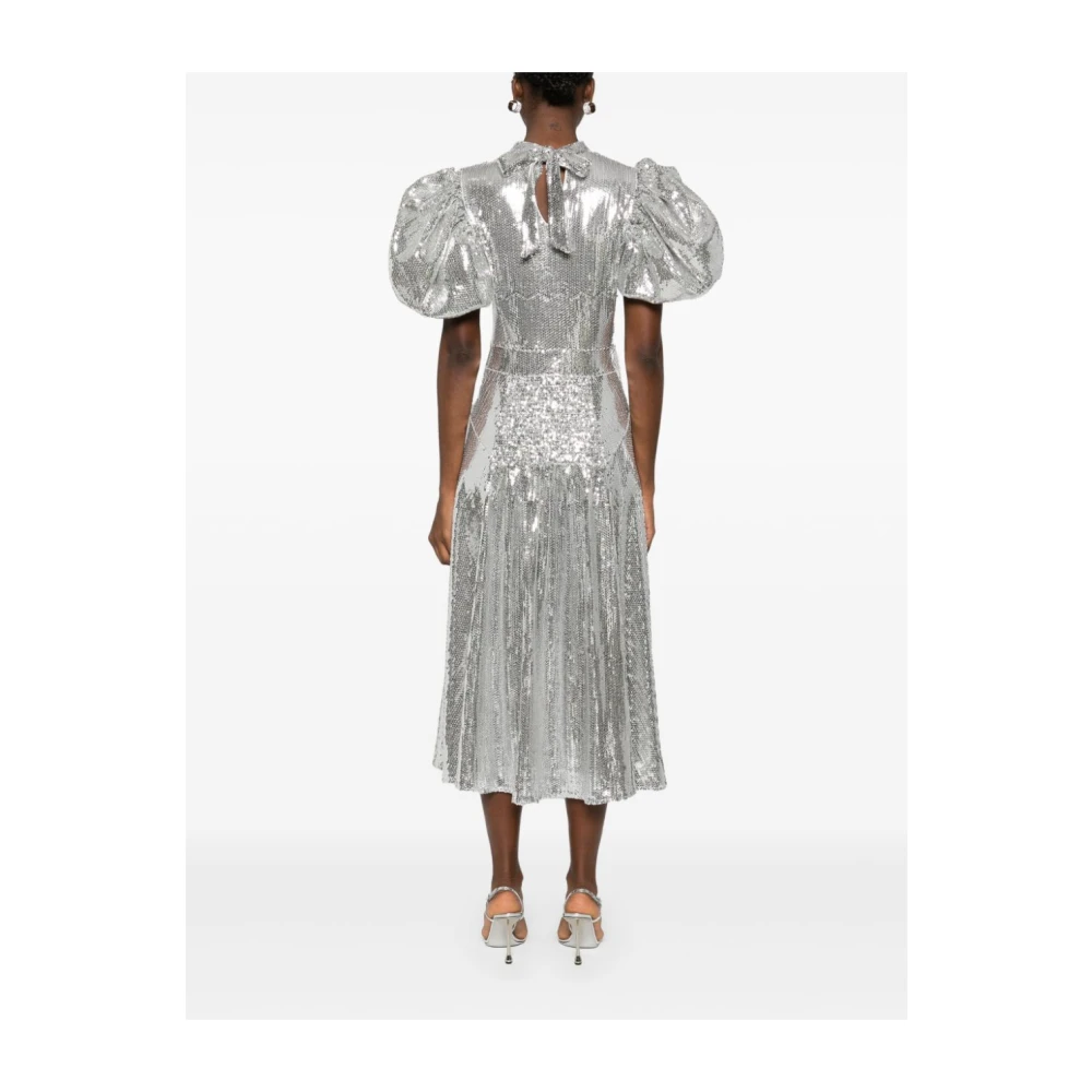 Rotate Birger Christensen Argento Jurk Gray Dames