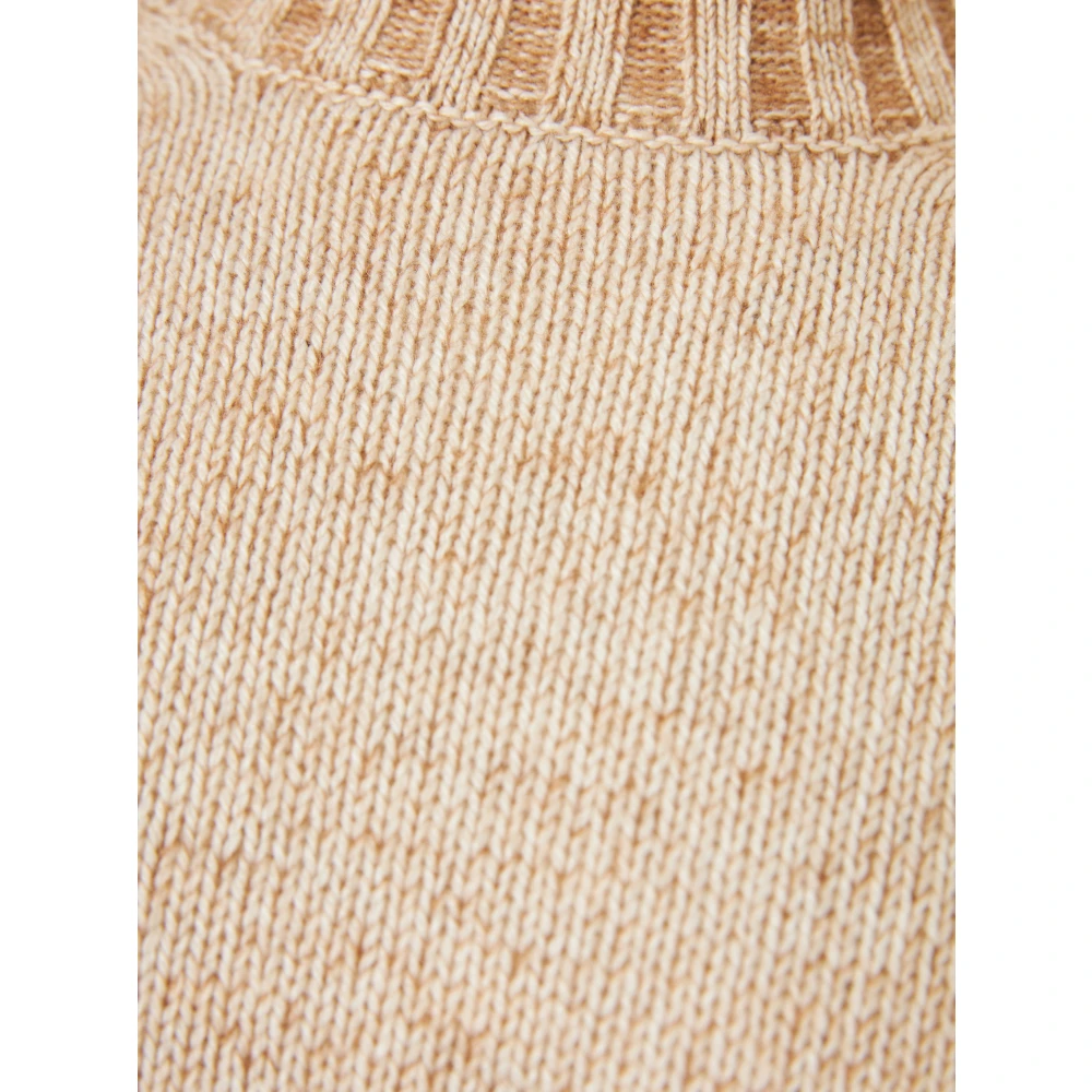 Gran Sasso Luxe Cashmere Rollneck Sweater Gray Heren