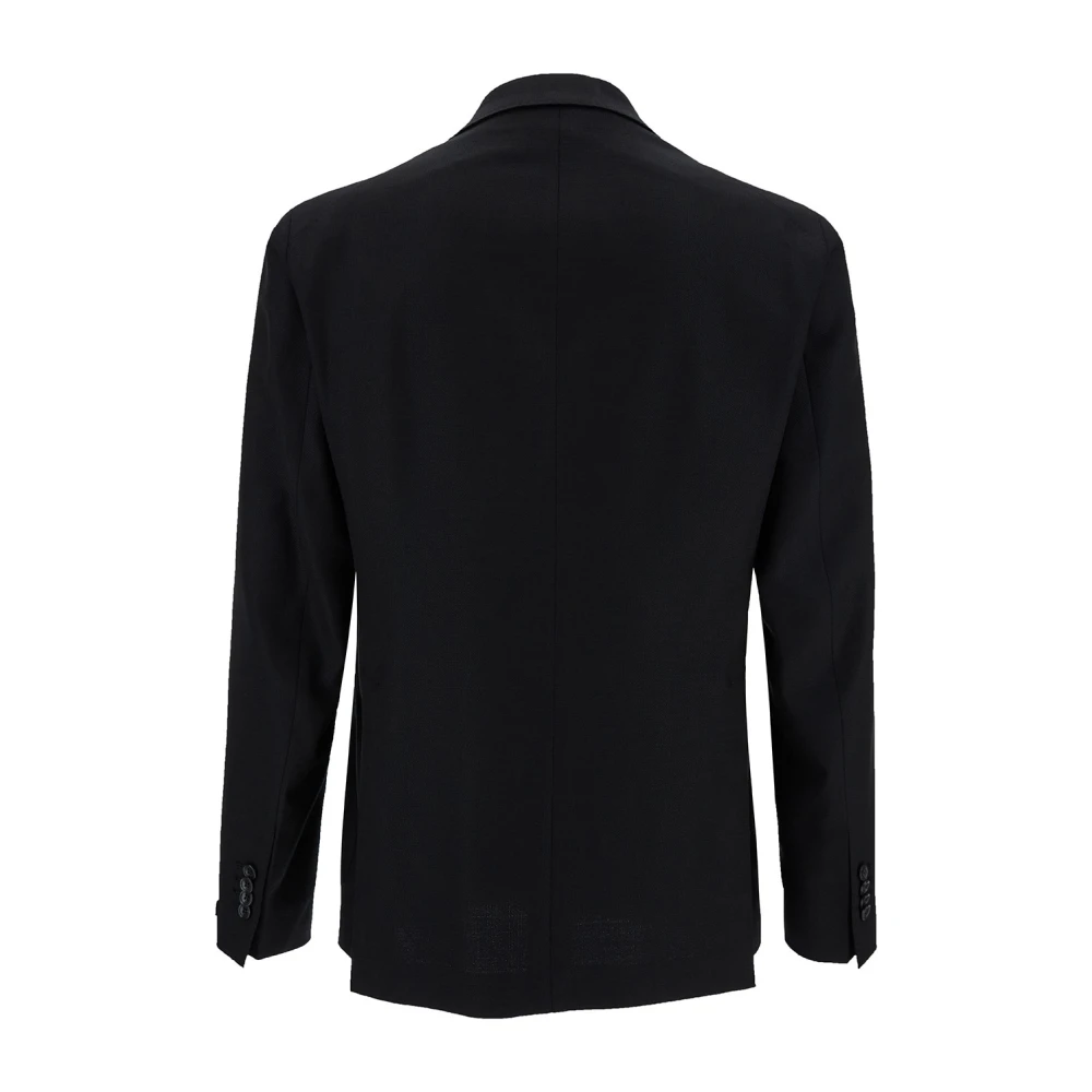 Tagliatore Zwarte Jassen Monopetto Black Heren