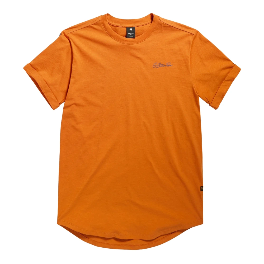 G-Star Grafisch Print Casual T-Shirt Orange Heren