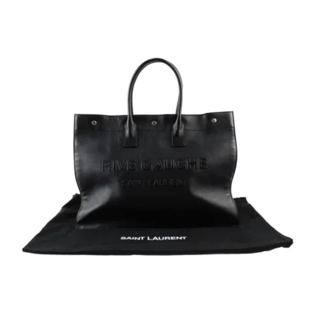 Yves Saint Laurent Vintage Pre-owned Leather totes Black Dames