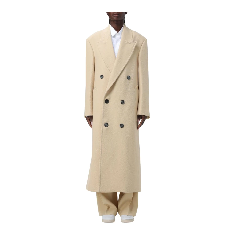 Coats > Double-Breasted Coats - - Ami Paris - Modalova