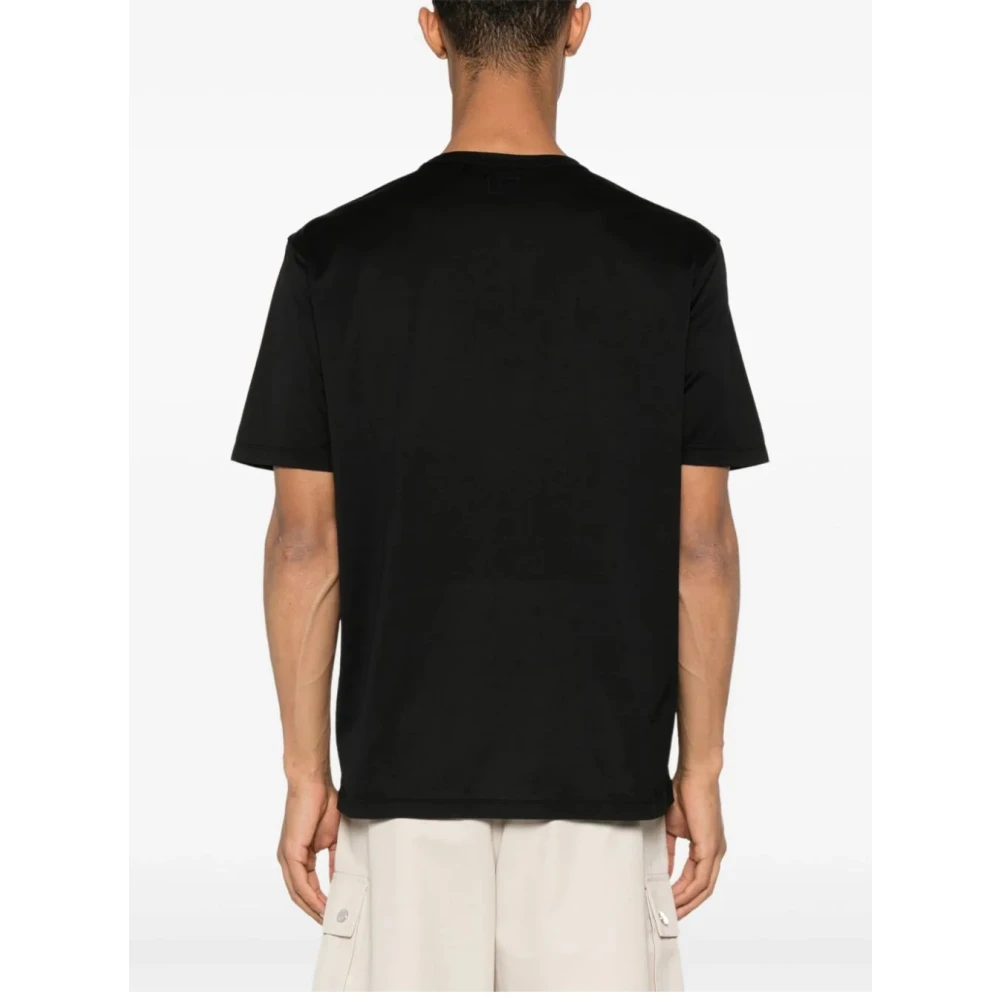 C.P. Company Zwarte T-shirts Polos Ss24 Black Heren