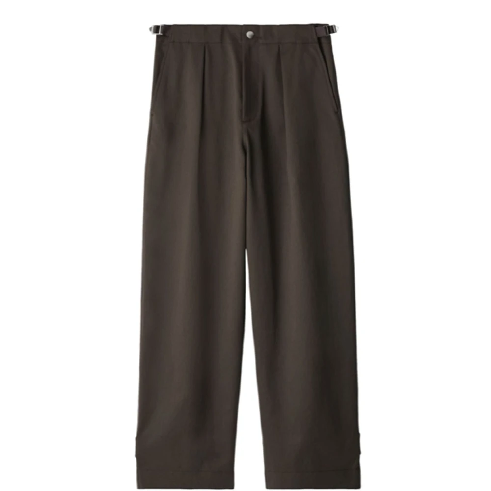 Burberry Wide Trousers Brown Dames