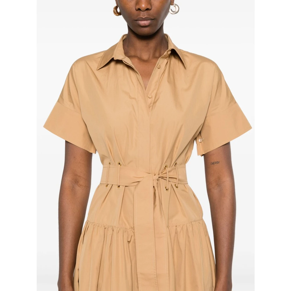 Max Mara Elegante Bruine Jurk voor Vrouwen Brown Dames