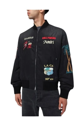Hollywood Embroidered Bomber Jacket