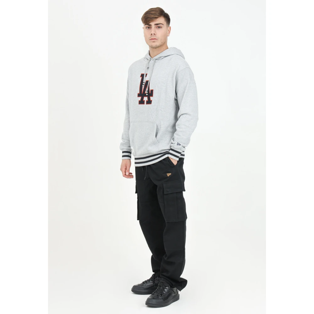 new era Cargo Casual Zwarte Broek Black Heren