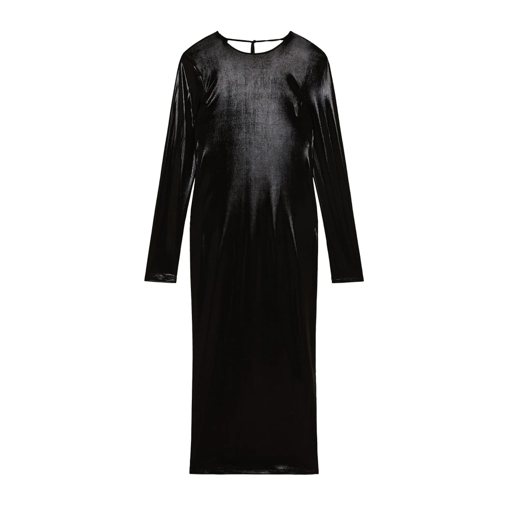 PATRIZIA PEPE Essentiële Jurk Art. 2A2856J242 Black Dames