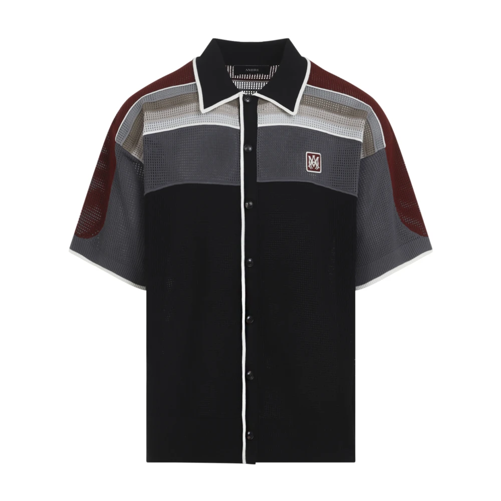 Amiri Men's Black Ma Sport Shirt - Short Sleeve Shirts - S - Shirts