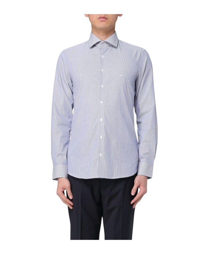 chemise-ajustee-bleue