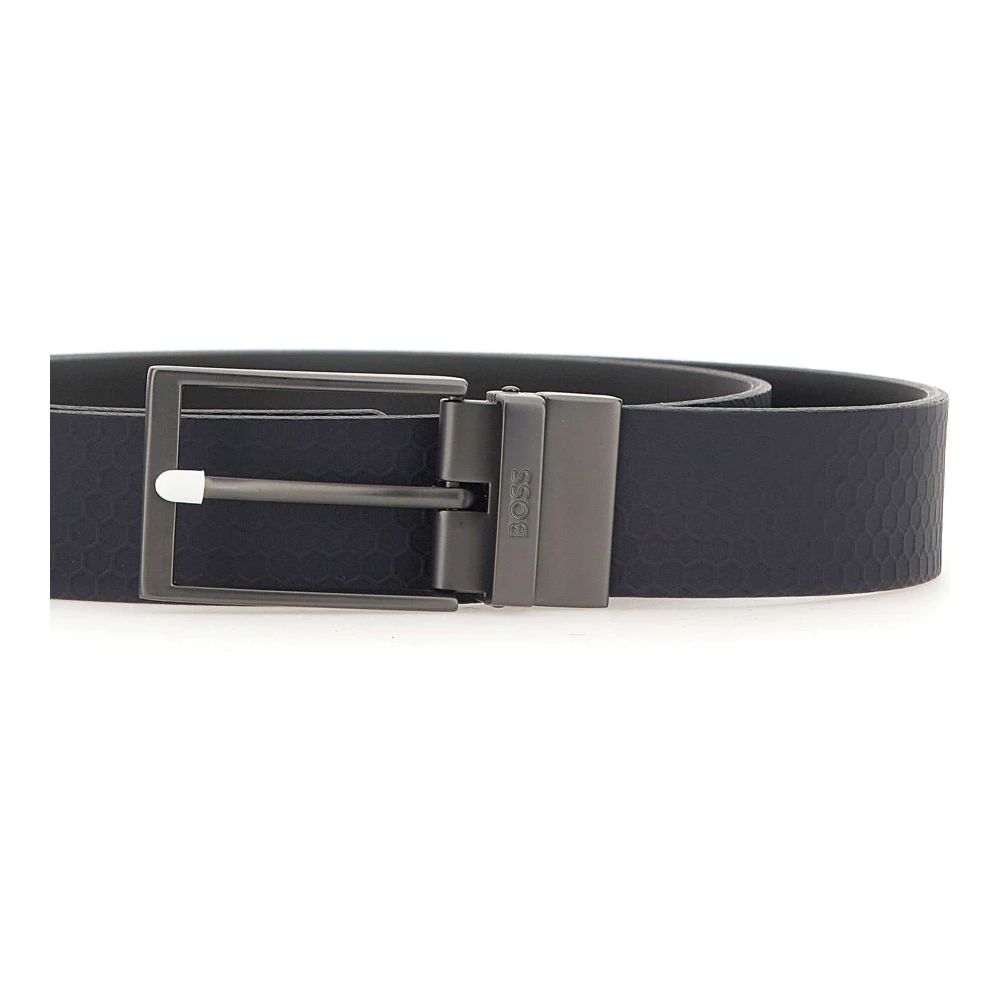 Hugo Boss Blauw Honingraat Golfbal Set Riem Blue Heren