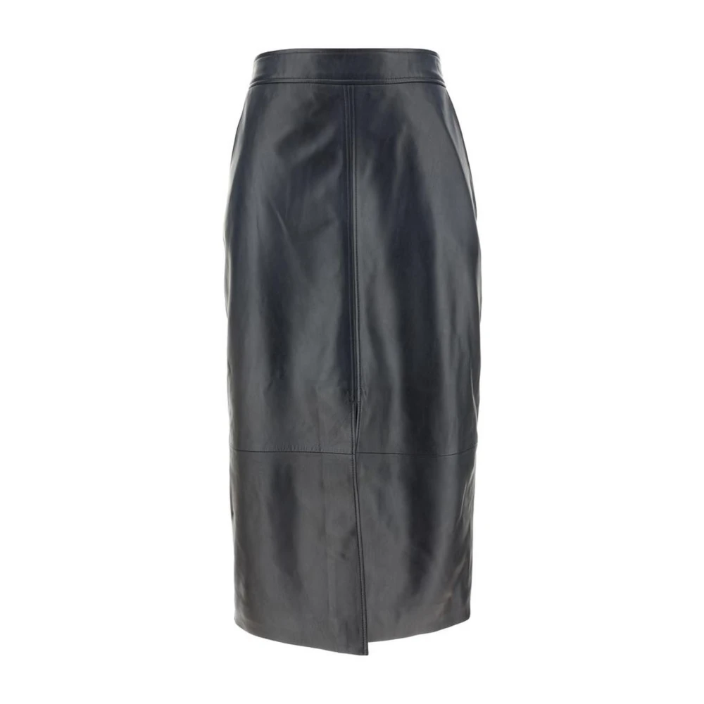 Arma Monochrome Gepaneelde Rok met Voor Split Black Dames