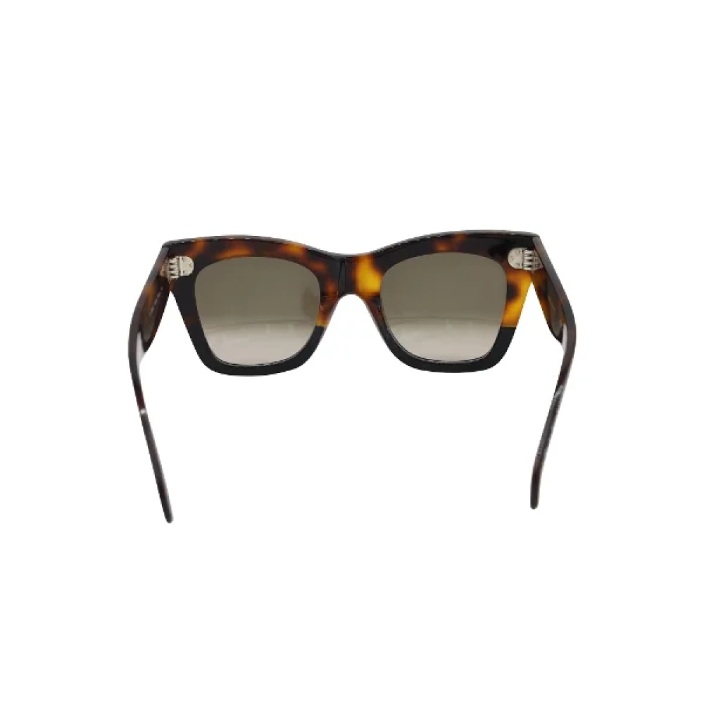 Celine Vintage Pre-owned Acetate sunglasses Brown Dames