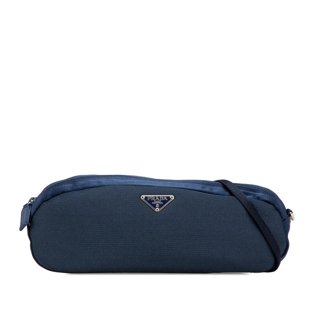 Prada Vintage Women's Blue Pre-Owned Prada Crossbody Bag