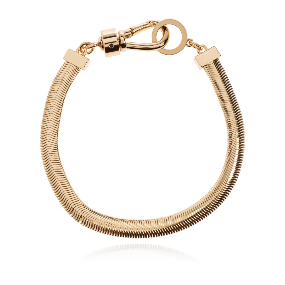 Allsaints Damen Gelb Messingarmband