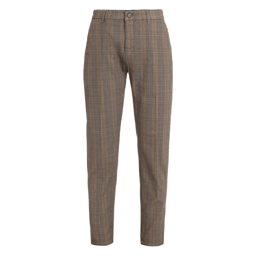 Department Five Stretch Katoenen Chino Broek Brown Heren
