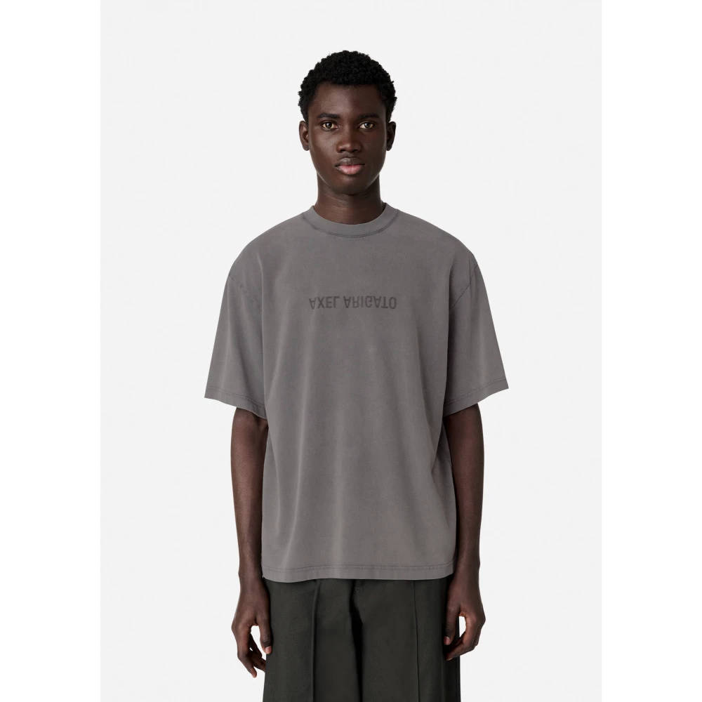 Axel Arigato Distort T-Shirt Gray Heren