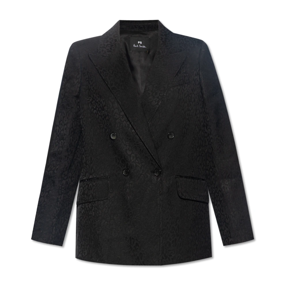 PS By Paul Smith Double-breasted blazer Black Dames