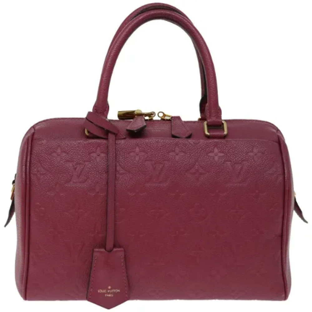 Louis Vuitton Vintage Pre-owned Canvas handbags Pink Dames