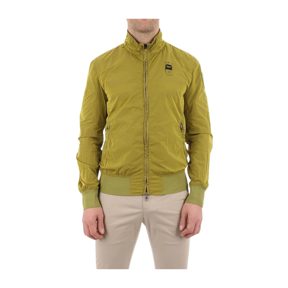 Blauer Stijlvolle Jas voor Mannen Green Heren