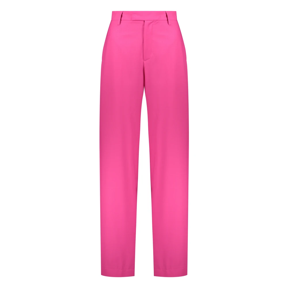 Ambush Wollen Blend Broek met Zakken Pink Dames