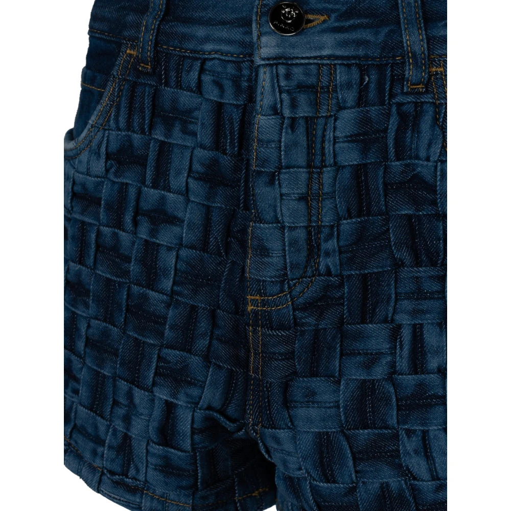 pinko Denim Shorts Stijlvol Comfortabel Zomer Kleding Blue Dames