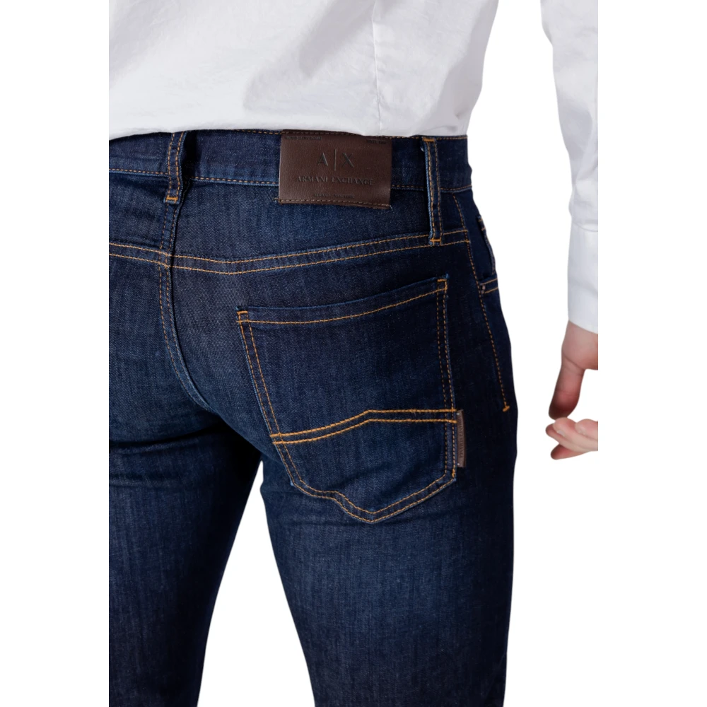 Armani Exchange J13 Slim Fit Jeans van katoenen denim Blue Heren