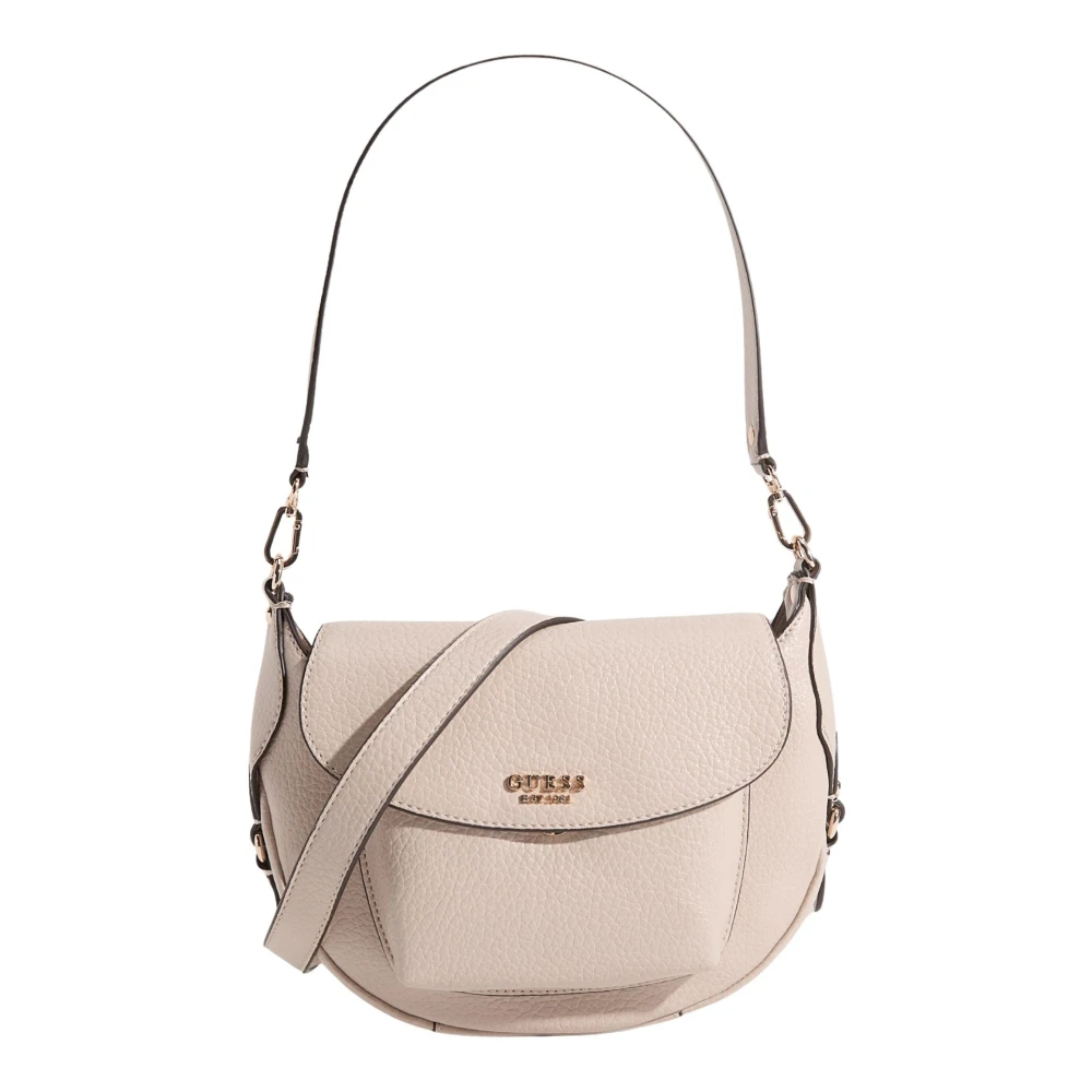 Guess Women's Beige Shoulder Bags, One Size, Marsha Mini