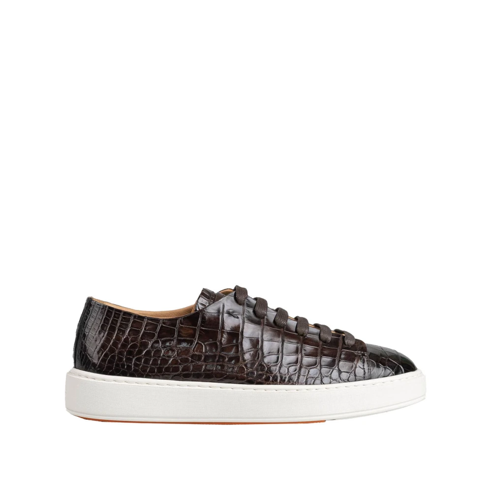 Santoni Casual Sneakers Brown, Herr