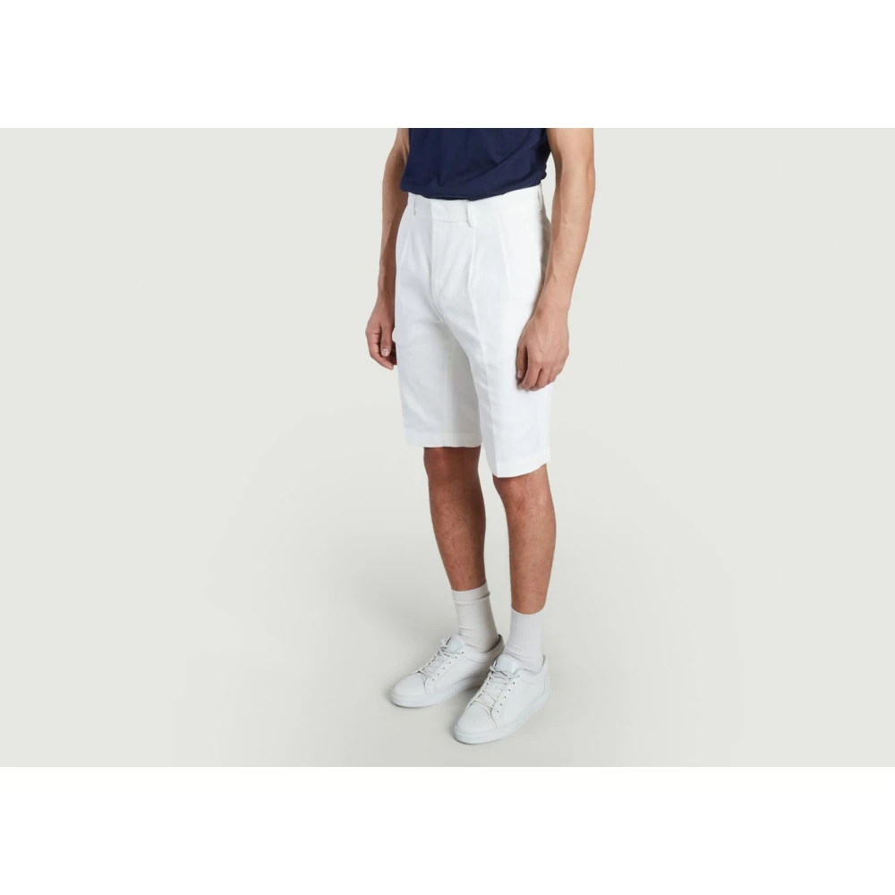 harmony Hoge Taille Off-White Pio Shorts White Heren