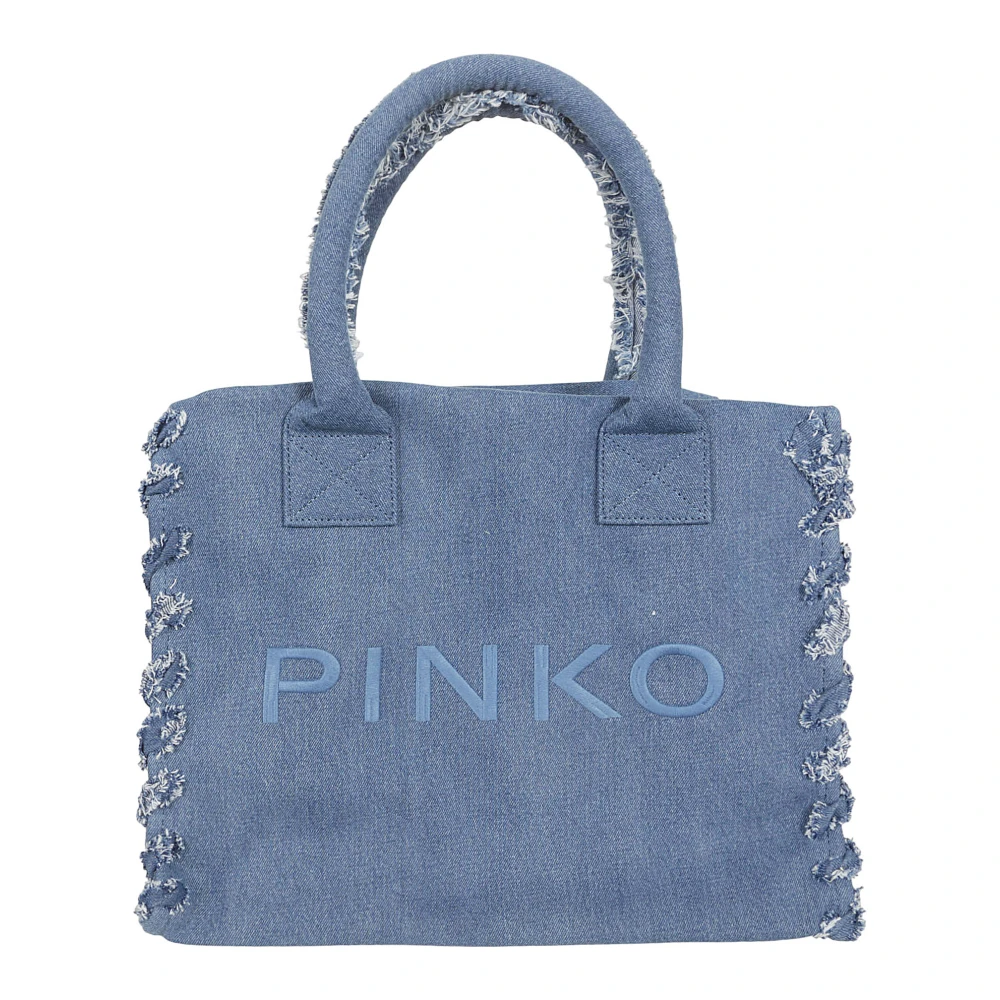Pinko Vintage Denim Strandwinkelzak Blue Dames