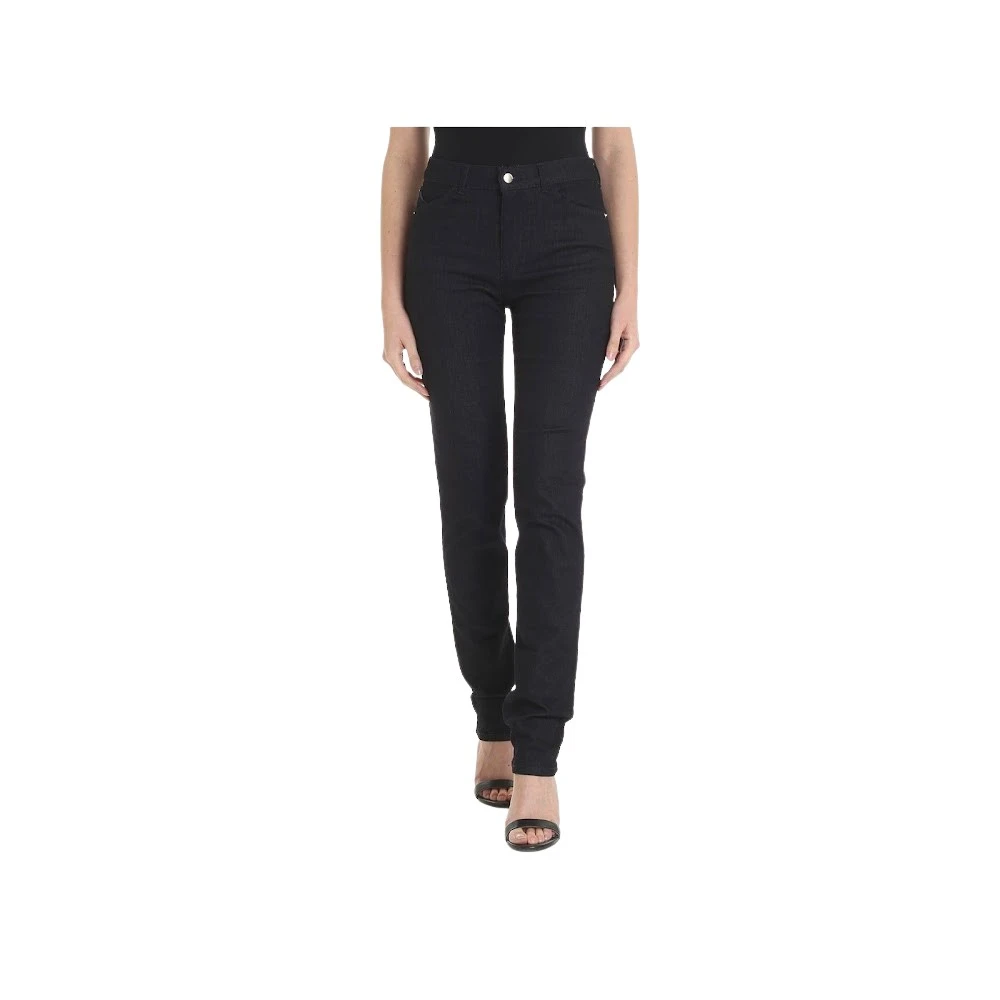 Giorgio Armani Blauwe Jeans voor Vrouwen Black Dames
