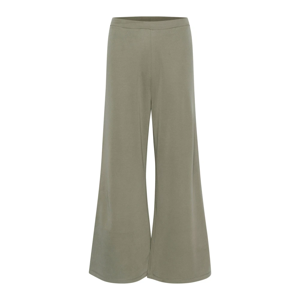 Part Two Women's Green Timbrelpw Pa Vetiver Trousers - Wide Trousers - Xl - Trousers